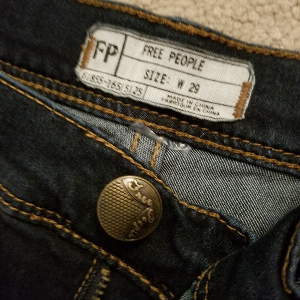 Free People Crop Skinny Jeans - Picture 2 of 5